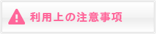 利用上の注意事項